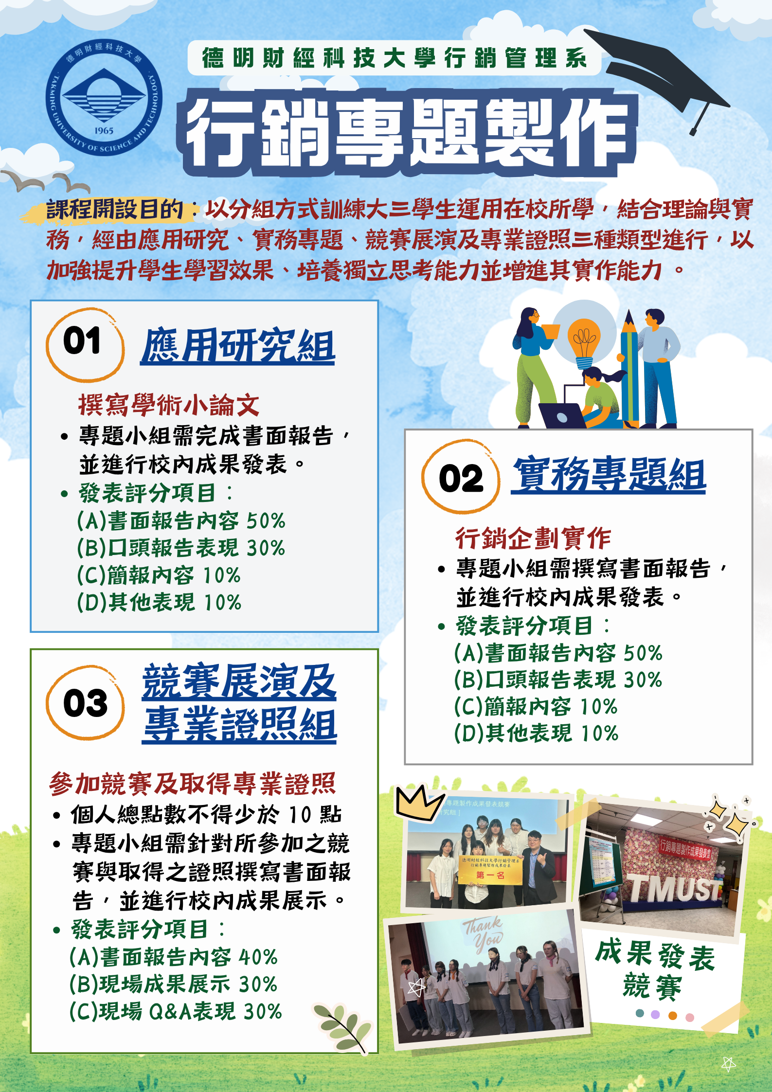 行銷專題製作三組分類規劃